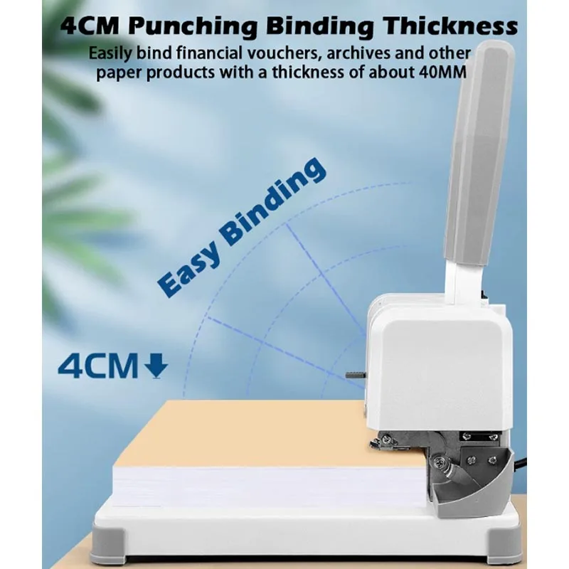 Hot Melt Rivet Tube Archive Bill Office Punching Machine Office Archive Bill Punch and Binding Machine Accounting Book Binding
Hot Melt Rivet Tube Archive Bill Office Punching Machine Office Archive Bill Punch and Binding Machine Accounting Book Binding