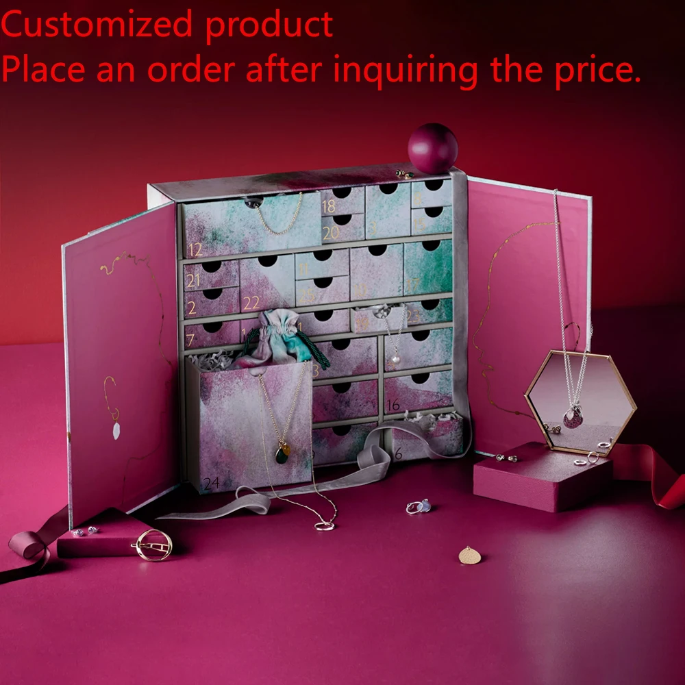 2025.Wholesale Custom logo White pink 12 Boxes Christmas Jewelry Advent Calendar with Drawer
2025.Wholesale Custom logo White pink 12 Boxes Christmas Jewelry Advent Calendar with Drawer