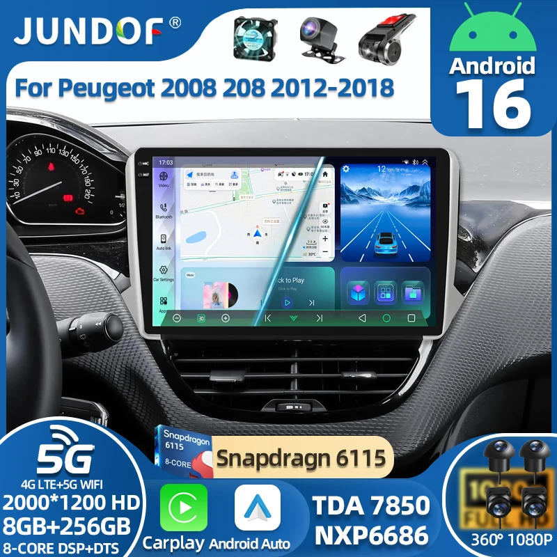 Car Radio Android 16 2 Din Video For Peugeot 2008 208 Multimedia System 2012 - 2018 GPS Navigation Autoradio WIFI 4G FM Carplay
Car Radio Android 16 2 Din Video For Peugeot 2008 208 Multimedia System 2012 - 2018 GPS Navigation Autoradio WIFI 4G FM Carplay