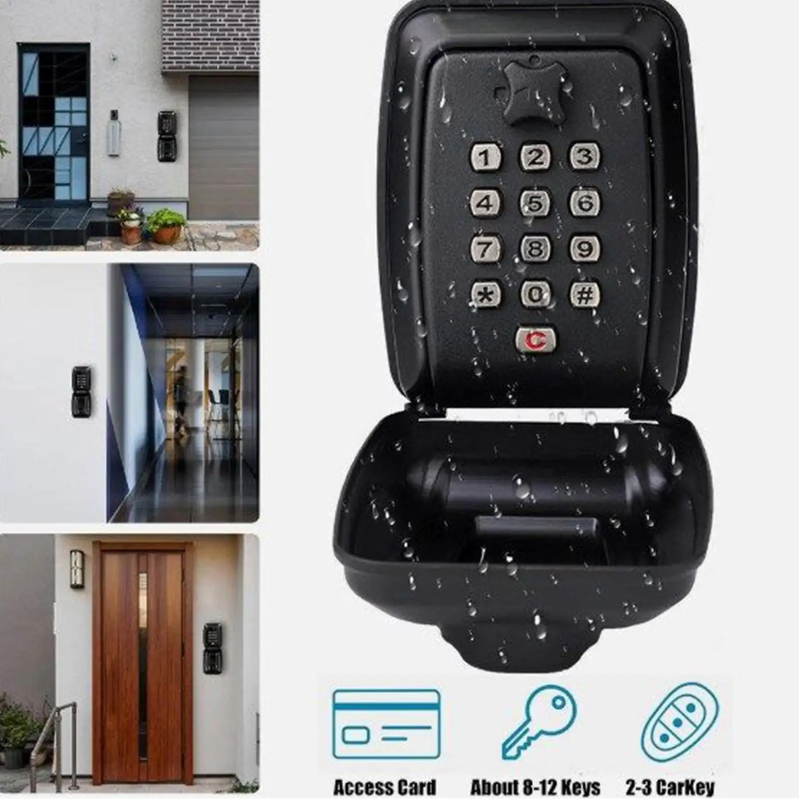 Key Box With Code Outdoor Key Security Lock Box With Code Anti-Theft Heavy Duty Container With Cover For Elderly Students Adults
Key Box With Code Outdoor Key Security Lock Box With Code Anti-Theft Heavy Duty Container With Cover For Elderly Students Adults