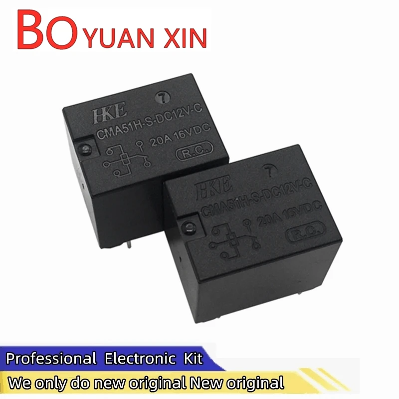 New original HKE relays CMA51H-S-DC12V-C 5-pin group conversion HFKW Automotive relay 4 feet and 5 feet 20A 16VDC T74 T78
New original HKE relays CMA51H-S-DC12V-C 5-pin group conversion HFKW Automotive relay 4 feet and 5 feet 20A 16VDC T74 T78