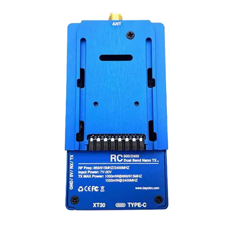 OFSS-For BAYCKRC Dual Band Nano TX 1W Dual Band Gemini Xrossband Expresslrs 2.4Ghz/900Mhz For FPV RC Drone
OFSS-For BAYCKRC Dual Band Nano TX 1W Dual Band Gemini Xrossband Expresslrs 2.4Ghz/900Mhz For FPV RC Drone
