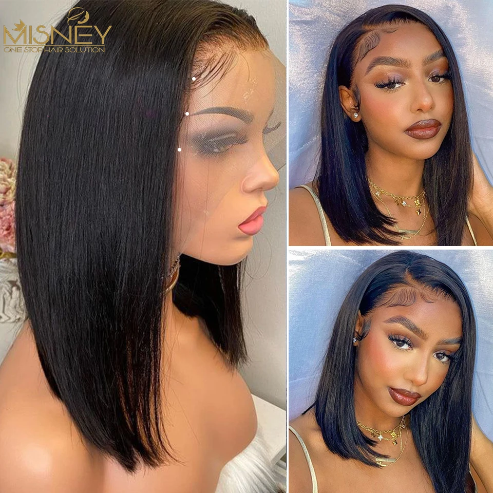 Short Bob Human Hair Wigs Brazilian 13X4 Glueless Straight Lace Front Wigs For Women Transparent Lace Pre Plucked Bone Bob Wig
Short Bob Human Hair Wigs Brazilian 13X4 Glueless Straight Lace Front Wigs For Women Transparent Lace Pre Plucked Bone Bob Wig