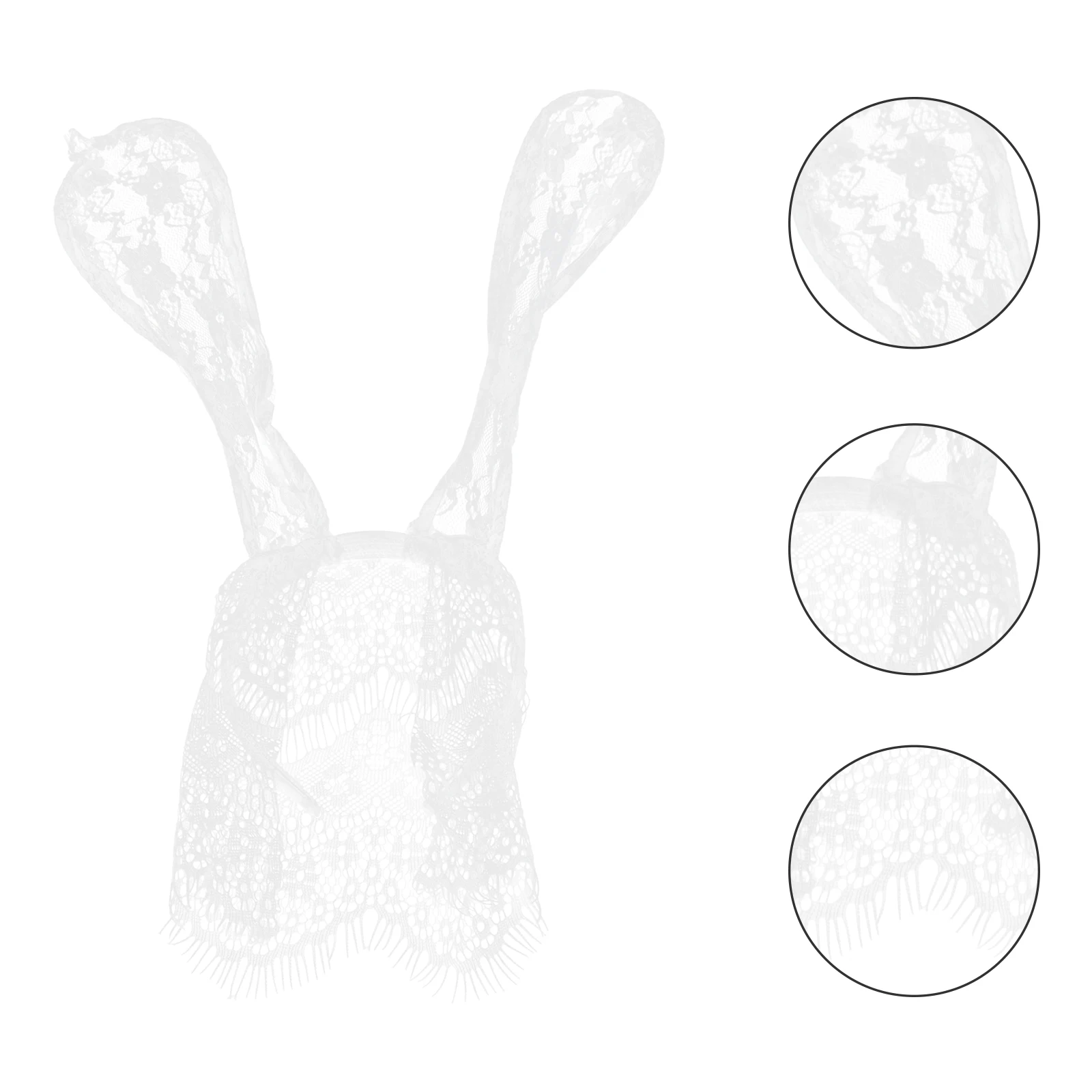 Lace Rabbit Headband Women Ears Black Netted Veil Halloween Party Accessory Masquerade Ladies Gift 
Lace Rabbit Headband Women Ears Black Netted Veil Halloween Party Accessory Masquerade Ladies Gift
