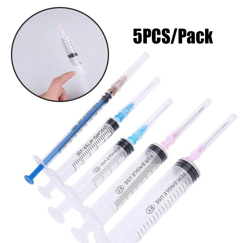Pack of 5 Syringe Tools with Blunt Needles & Caps, Ideal for Dispensing Glue, Perfume, Lip Gloss
Pack of 5 Syringe Tools with Blunt Needles & Caps, Ideal for Dispensing Glue, Perfume, Lip Gloss