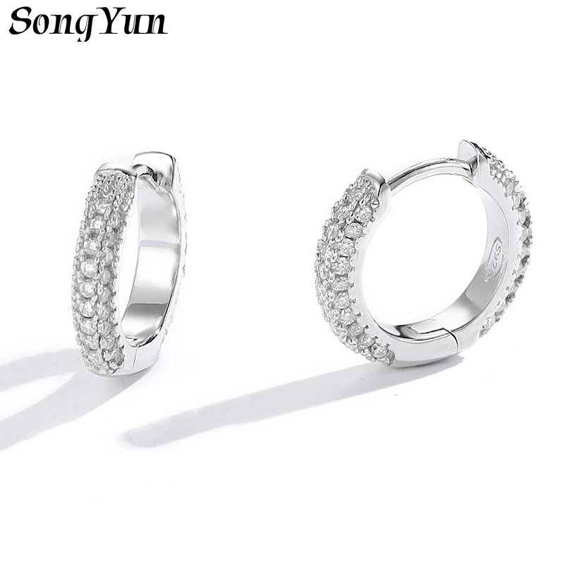SONGYUN Brand Jewelry 925 Sterling Silver Earrings D Color Moissanite Diamond Drop Formal for Bride Rhodium Plated Stud Earrings
SONGYUN Brand Jewelry 925 Sterling Silver Earrings D Color Moissanite Diamond Drop Formal for Bride Rhodium Plated Stud Earrings