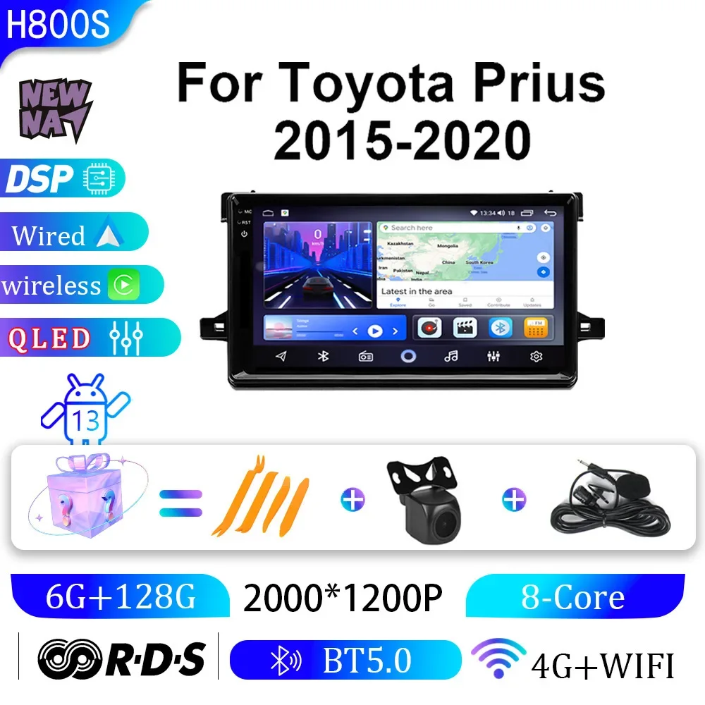 New Nav Head Unit Android 11 Multimedia Video DVD Player Autoradio GPS Navigation For Toyota Prius XW50 2015-2020 Car Radio 2Din
New Nav Head Unit Android 11 Multimedia Video DVD Player Autoradio GPS Navigation For Toyota Prius XW50 2015-2020 Car Radio 2Din