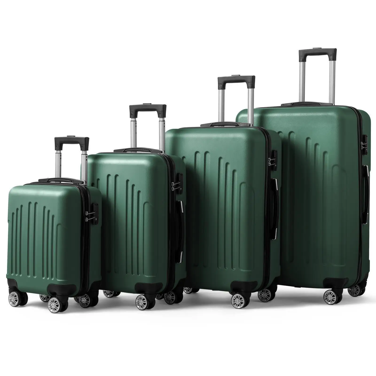 16"/20"/24"/28" Trolley Case 4-Piece Hardside Spinner Luggage Suitcase Set w/TSA 
16"/20"/24"/28" Trolley Case 4-Piece Hardside Spinner Luggage Suitcase Set w/TSA