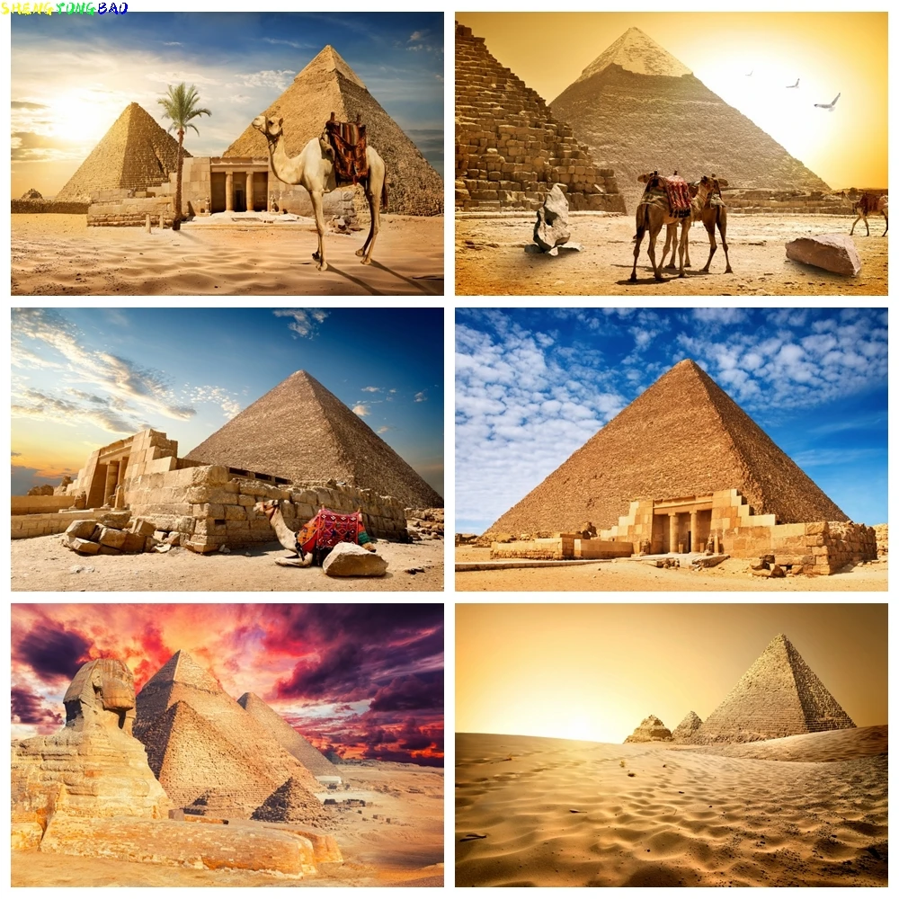Egyptian Pyramid Desert Backdrop Egypt Ancient Architecture Ruins Desert Camel Nature Baby Portrait Photography Background Decor
Egyptian Pyramid Desert Backdrop Egypt Ancient Architecture Ruins Desert Camel Nature Baby Portrait Photography Background Decor