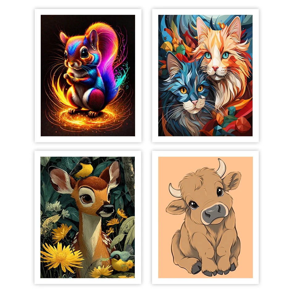 GATYZTORY Painting By Numbers For Drawing Wall Art Picture On Canvas Watercolor Handmade Animals Paint Kit Diy Set Watercolor
GATYZTORY Painting By Numbers For Drawing Wall Art Picture On Canvas Watercolor Handmade Animals Paint Kit Diy Set Watercolor