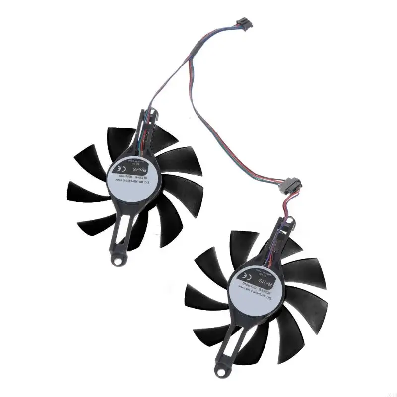 LX0B 1Pair 4 Pin 4 Wires Graphics Card Cooling VGA Fan for Radeon 580 RX5500 XT
LX0B 1Pair 4 Pin 4 Wires Graphics Card Cooling VGA Fan for Radeon 580 RX5500 XT