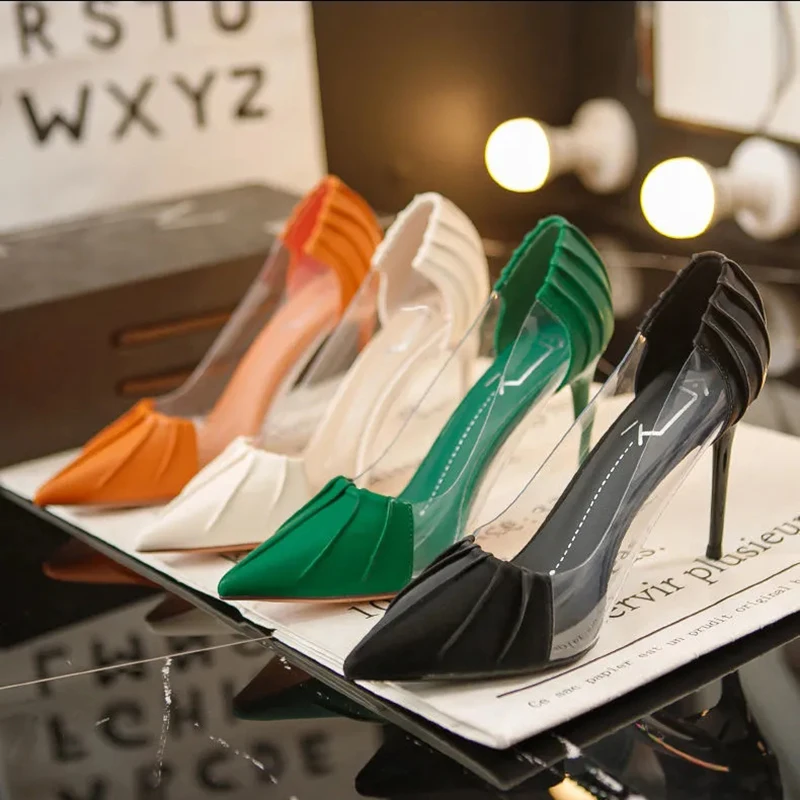 2022 Women's Pumps Pointed Toe Slip-On Women's Pumps Summer Solid Color Fashion Banquet Sweet Casual Party Pumps Women's Shoes
2022 Women's Pumps Pointed Toe Slip-On Women's Pumps Summer Solid Color Fashion Banquet Sweet Casual Party Pumps Women's Shoes