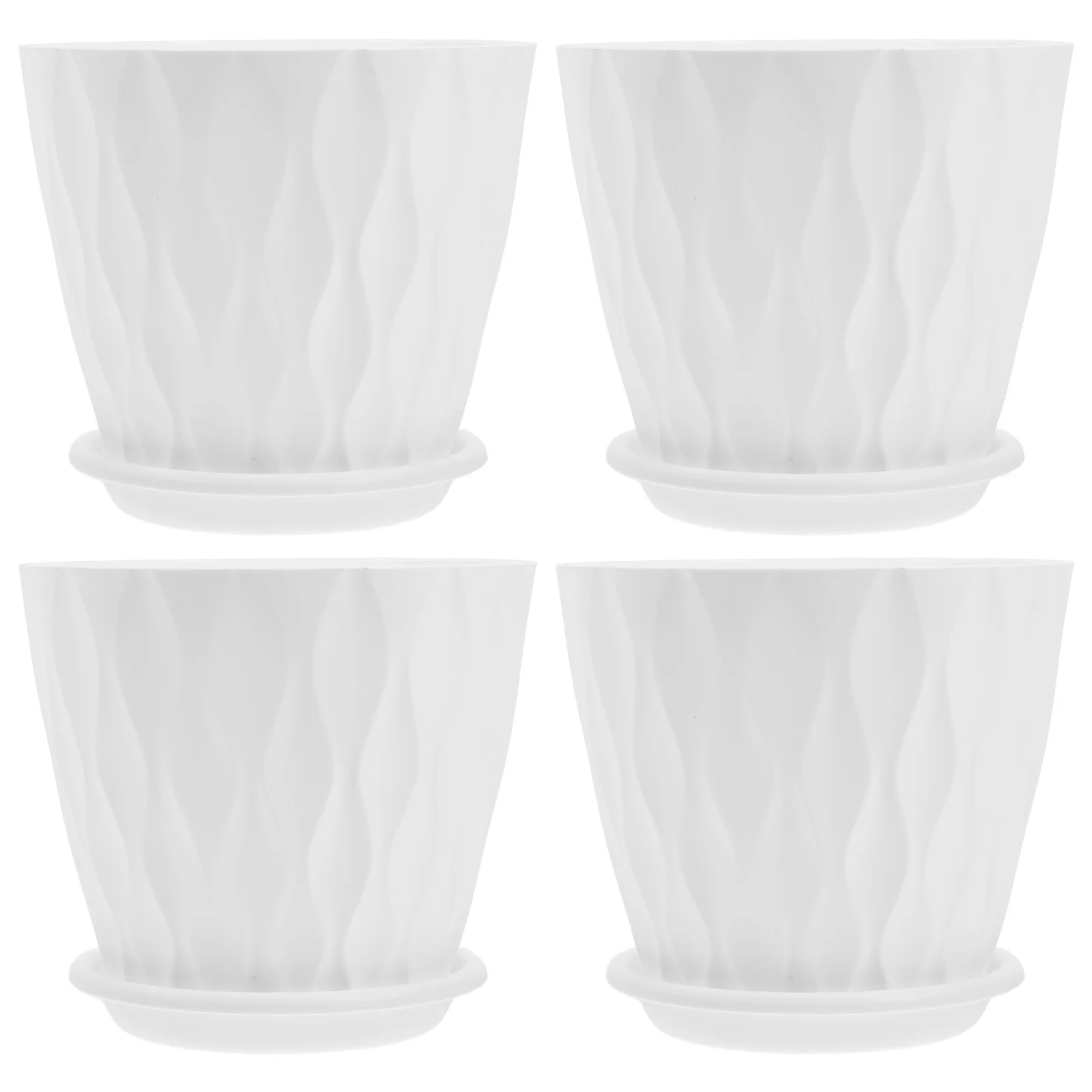4pcs Plastic Flower Plant Pots With Saucer Modern Round Succulent Planter Pots For Garden Large Flower Pots For Indoor Plants Wi
4pcs Plastic Flower Plant Pots With Saucer Modern Round Succulent Planter Pots For Garden Large Flower Pots For Indoor Plants Wi