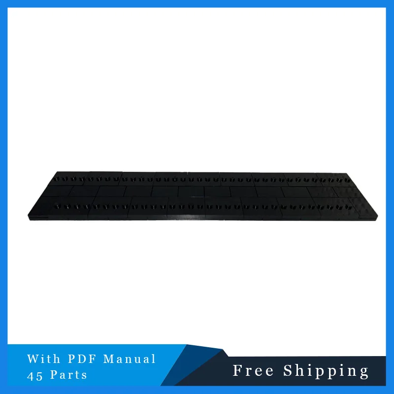 45 шт., черная длинная версия Brickheadz Display Edition MOC, строительный блок, модель в сборе, развивающая игрушка, подарки на Рождество и день рождения 
45 шт., черная длинная версия Brickheadz Display Edition MOC, строительный блок, модель в сборе, развивающая игрушка, подарки на Рождество и день рождения