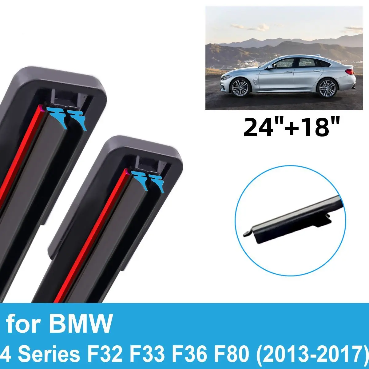 2PCS Car Wiper Blades for 2013-2017 BMW 4 Series F32 F33 F36 F80 Front Double Rubber Car Accessories 2013 2014 2015 2016 2017
2PCS Car Wiper Blades for 2013-2017 BMW 4 Series F32 F33 F36 F80 Front Double Rubber Car Accessories 2013 2014 2015 2016 2017