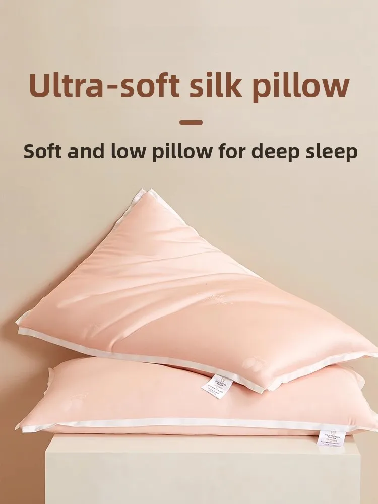 Ultra Soft Silk Pillow Women's Neck Support Low Pillow Sleeping Aid Thin Pillow Core Home Use Rectangular Shaped Therapeutic
Ultra Soft Silk Pillow Women's Neck Support Low Pillow Sleeping Aid Thin Pillow Core Home Use Rectangular Shaped Therapeutic