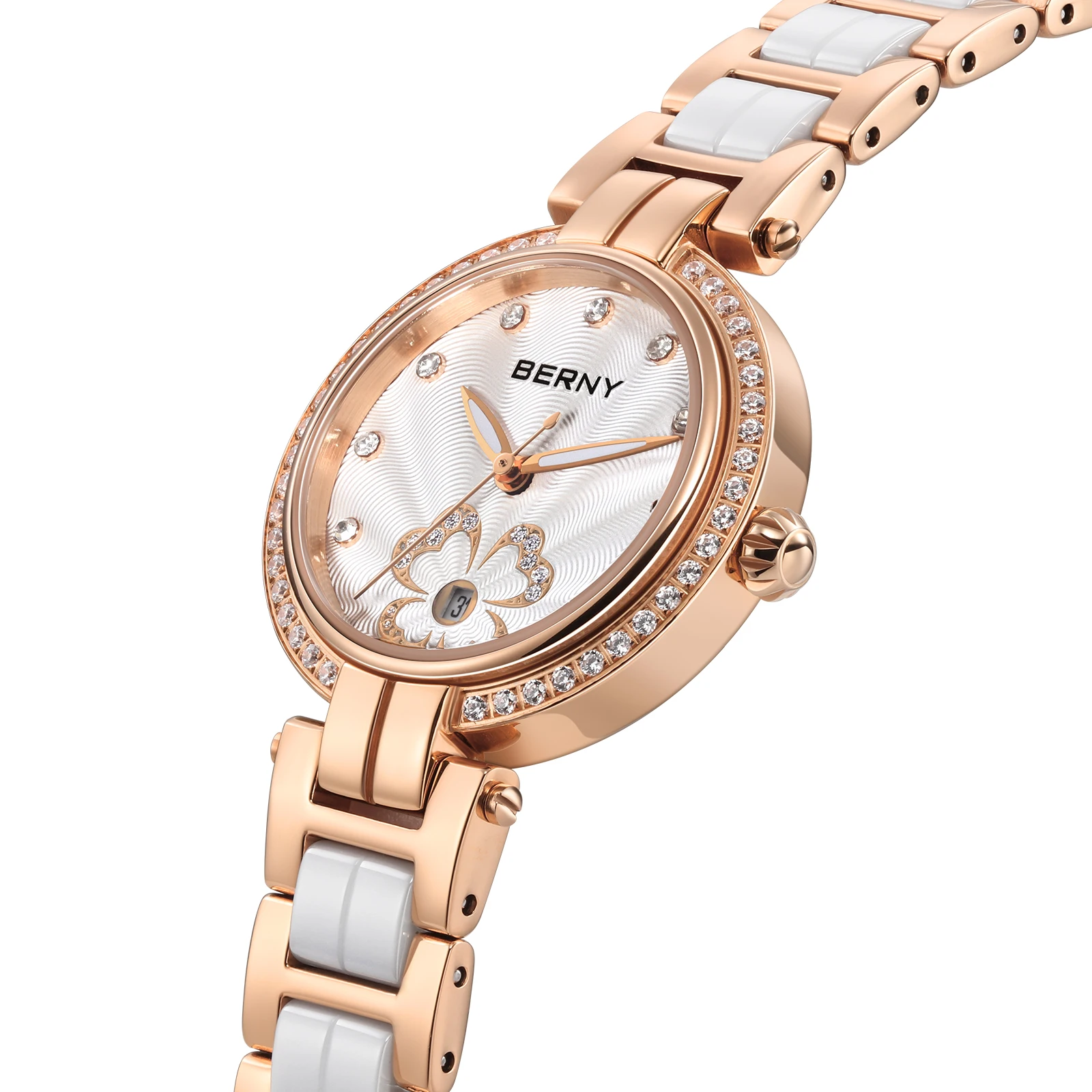 BERNY Women's watches Luxury Elegant Ceramics Quartz Ladies Wristwatch Small Dial Stainless Steel Casual Simple Dress Watch
BERNY Women's watches Luxury Elegant Ceramics Quartz Ladies Wristwatch Small Dial Stainless Steel Casual Simple Dress Watch
