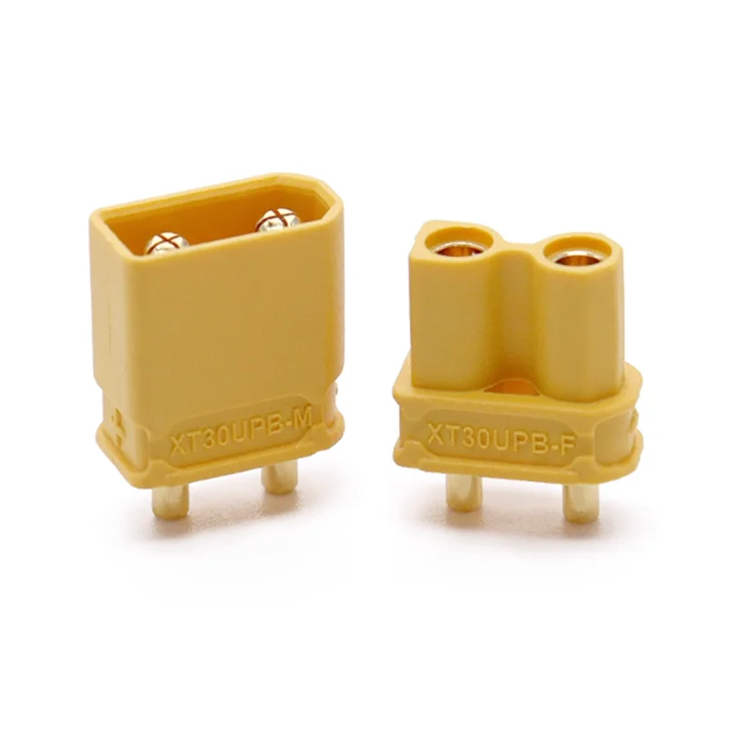 XT30 XT30UPB-F XT30UPB-M Male and Female Head Model Aircraft Power Electric Adjustment Plug PCB Solder Board Connector
XT30 XT30UPB-F XT30UPB-M Male and Female Head Model Aircraft Power Electric Adjustment Plug PCB Solder Board Connector