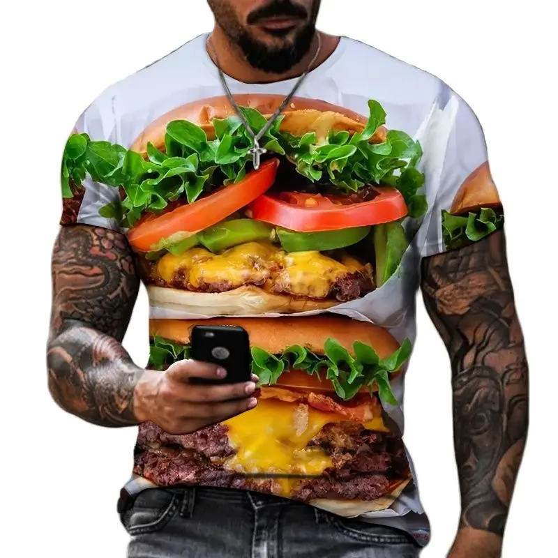 Fried Chicken Burger Beer Hip Hop Summer Men's T-Shirt 3D Printed O Neck Short Sleeve High Quality Funny Fashion Plus Size Top
Fried Chicken Burger Beer Hip Hop Summer Men's T-Shirt 3D Printed O Neck Short Sleeve High Quality Funny Fashion Plus Size Top