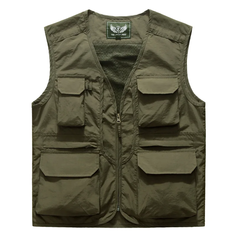 2024 Men's Summer Thin Multi-Pocket Workwear Vest Fishing Photography Quick-Dry Vest
2024 Men's Summer Thin Multi-Pocket Workwear Vest Fishing Photography Quick-Dry Vest