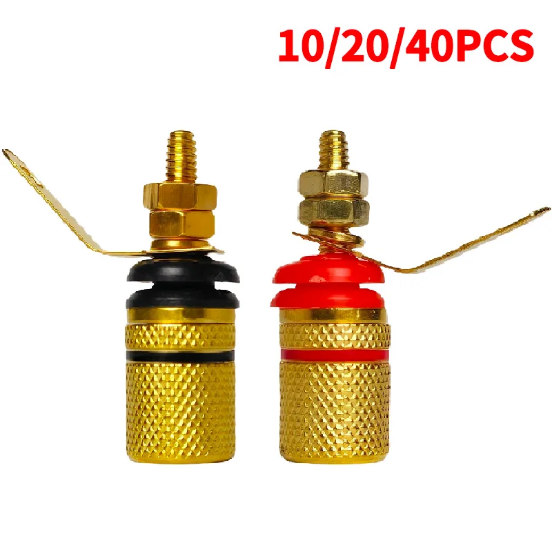 10/20/40PCS 307-Type Gold-Plated Binding Posts, 4mm Banana Sockets for Speaker & Amplifier Panel Mount, High-Current Terminals
10/20/40PCS 307-Type Gold-Plated Binding Posts, 4mm Banana Sockets for Speaker & Amplifier Panel Mount, High-Current Terminals