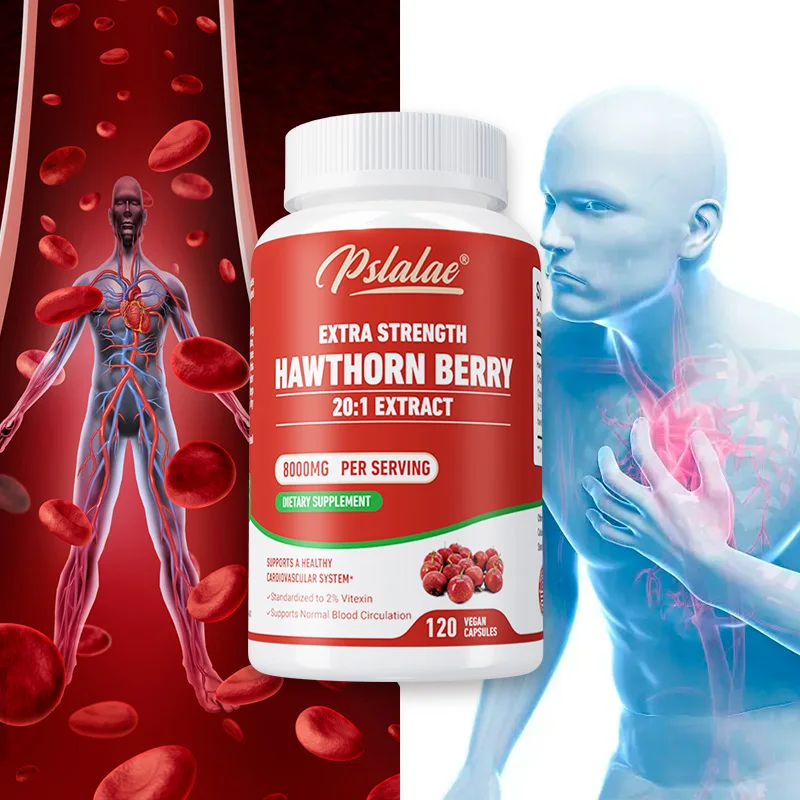 Hawthorn Berry 20:1 Extract 8000mg Strength - Support Blood Pressure and Healthy Circulation Supplement
Hawthorn Berry 20:1 Extract 8000mg Strength - Support Blood Pressure and Healthy Circulation Supplement