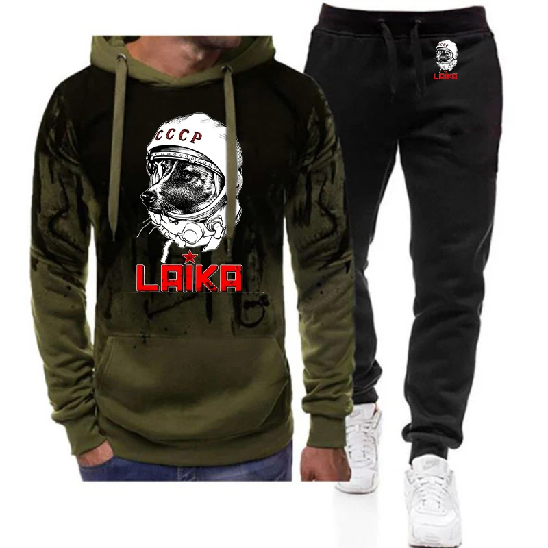 Laika USSR Funny Cartoon Dog Graphic The new gradient collection for men is suitable for spring and autumn hoodies
Laika USSR Funny Cartoon Dog Graphic The new gradient collection for men is suitable for spring and autumn hoodies