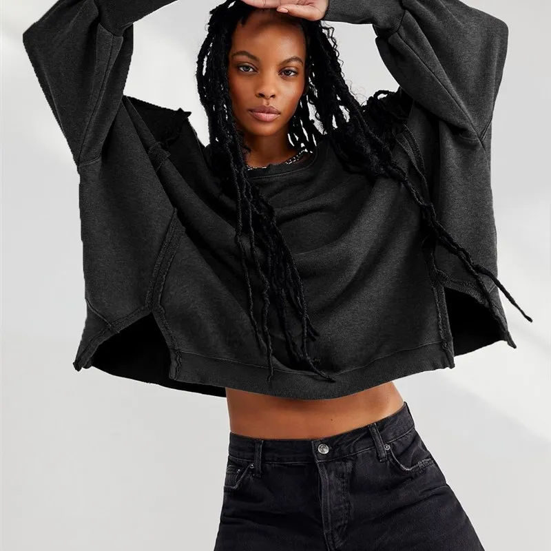 Европейско-американский женский модный бренд: толстовка с круглым вырезом и капюшоном, цветная, из зимней коллекции Oryfmleh Sle
Европейско-американский женский модный бренд: толстовка с круглым вырезом и капюшоном, цветная, из зимней коллекции Oryfmleh Sle