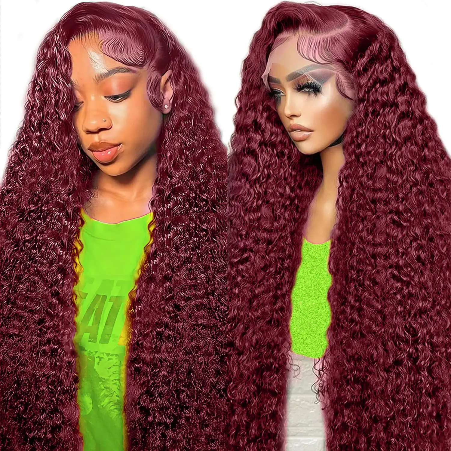 Burgundy deep wave 13x6 HD Lace Frontal Wigs Human Hair 13x4 HD Lace 99J Red Colored Deep Wave Wig For Women 38 40 Inch
Burgundy deep wave 13x6 HD Lace Frontal Wigs Human Hair 13x4 HD Lace 99J Red Colored Deep Wave Wig For Women 38 40 Inch