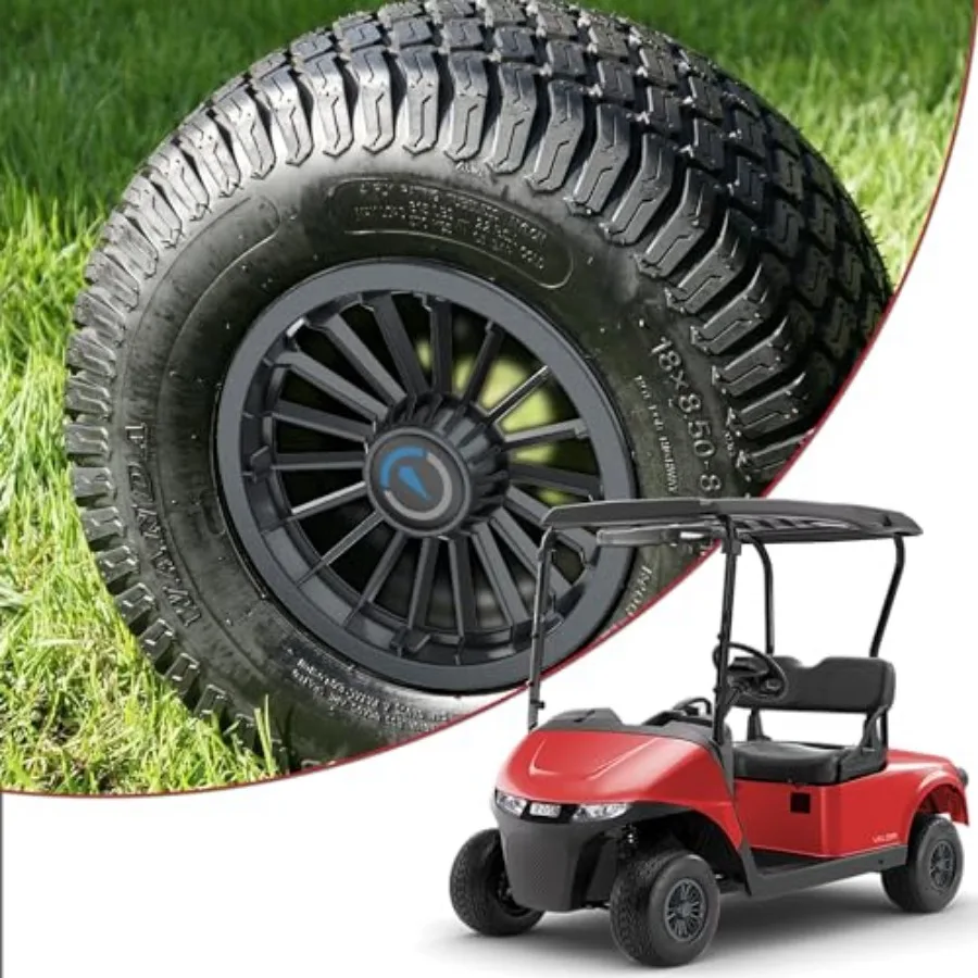 8 Inch Golf Cart Wheel Covers Hub Caps, 18 Spoke Design ABS Snap-on Rim Covers, Set of 4 Universal Compatible with EZGO, Club C
8 Inch Golf Cart Wheel Covers Hub Caps, 18 Spoke Design ABS Snap-on Rim Covers, Set of 4 Universal Compatible with EZGO, Club C