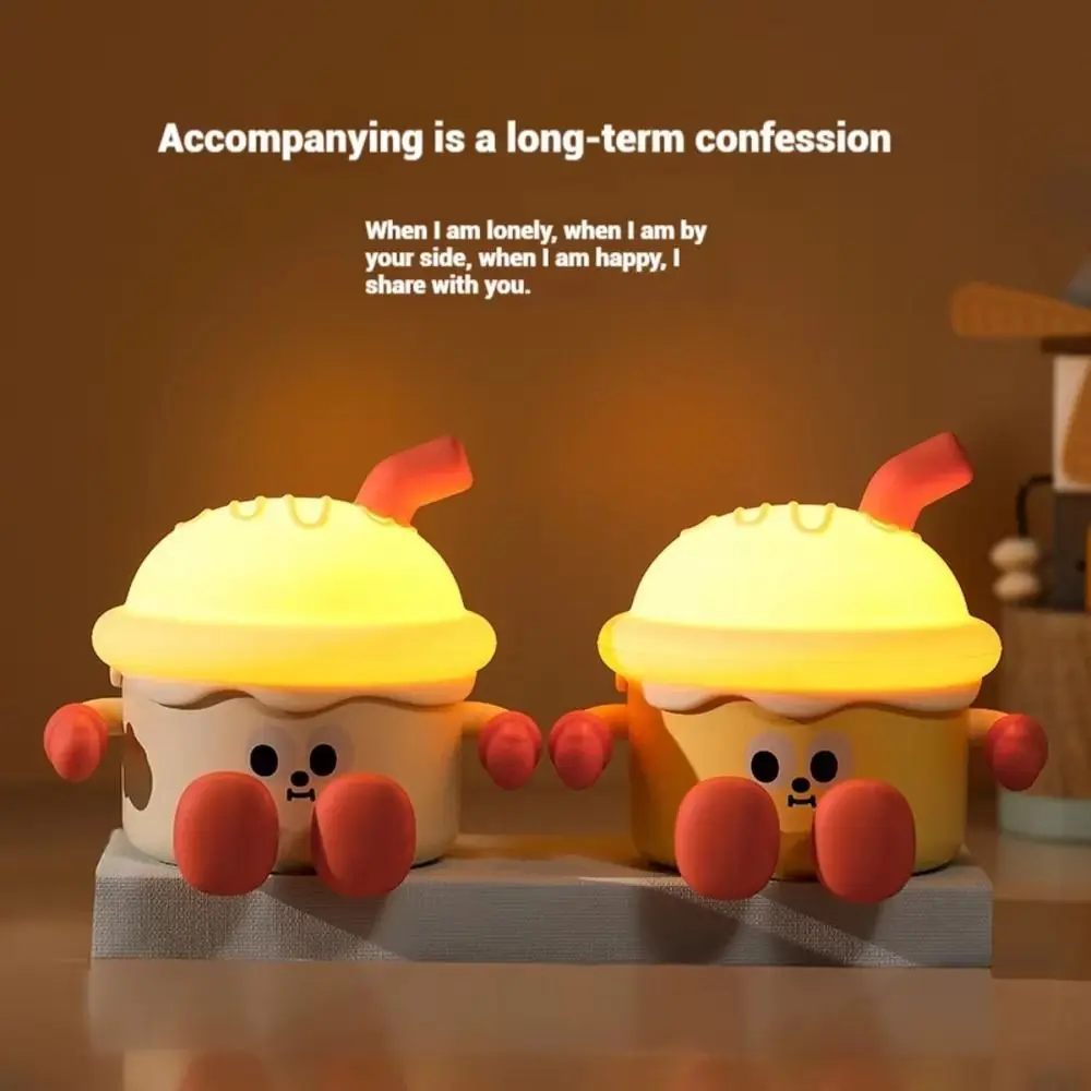 Dimmable Creative Bedside Lamp Cute Sleep Sensor Pat Lamp Mood Light Touch Lamp USB Rechargeable Night Light For Kids
Dimmable Creative Bedside Lamp Cute Sleep Sensor Pat Lamp Mood Light Touch Lamp USB Rechargeable Night Light For Kids
