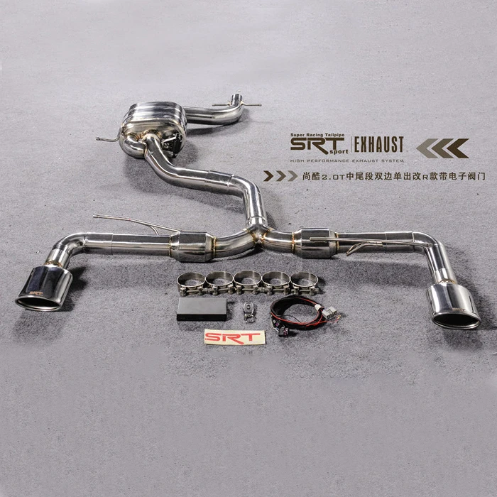 automobile exhaust pipe for VW Scirocco electric valve catback with quad double tip
automobile exhaust pipe for VW Scirocco electric valve catback with quad double tip