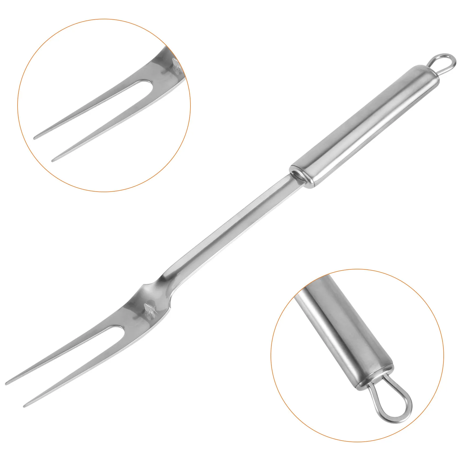 Stainless Steel Barbecue Fork Food Grade Rustproof Kebabs Skewer Portable Bbq Tool For Outdoor Camping Party Silver
Stainless Steel Barbecue Fork Food Grade Rustproof Kebabs Skewer Portable Bbq Tool For Outdoor Camping Party Silver