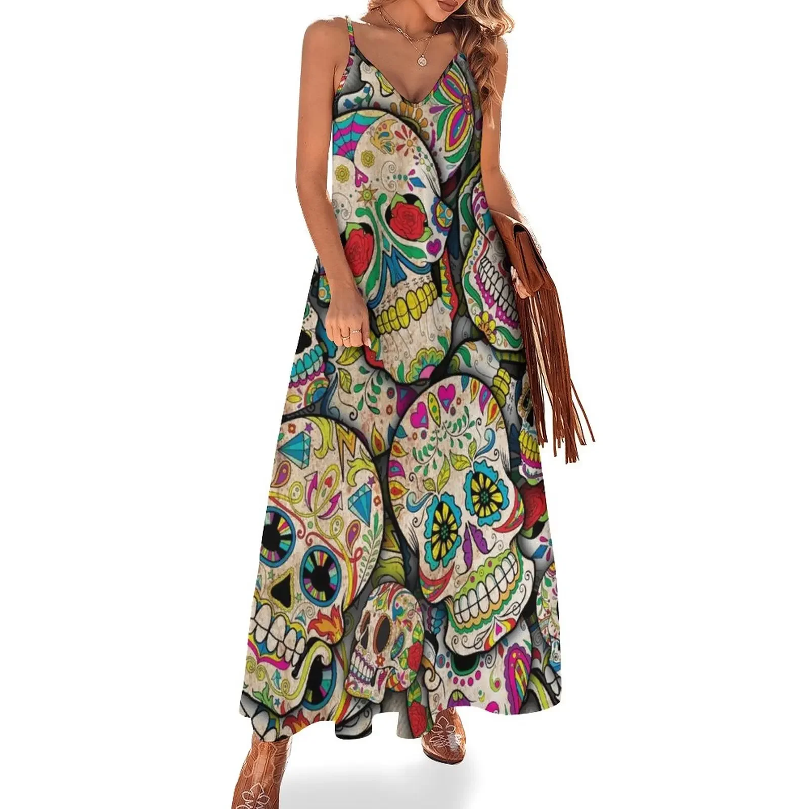 Sugar Skull Collage Sleeveless Dress elegant evening dresses for women 2025 ceremony dresses Dress
Sugar Skull Collage Sleeveless Dress elegant evening dresses for women 2025 ceremony dresses Dress