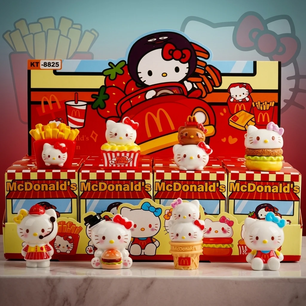 Hello Kitty Fast Food Series Blind Box Kawaii Collectible Figure Burger Fries Soda Anime Cute Desk Decor Toy Gift for Fans
Hello Kitty Fast Food Series Blind Box Kawaii Collectible Figure Burger Fries Soda Anime Cute Desk Decor Toy Gift for Fans