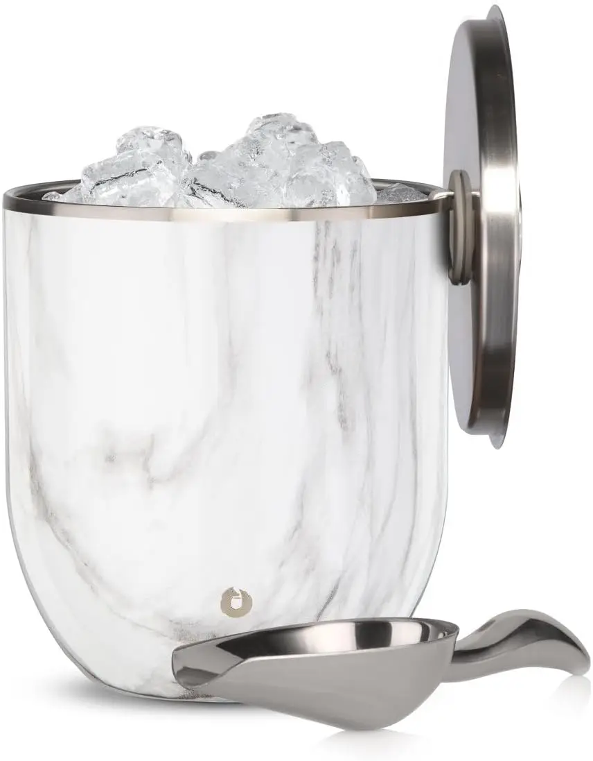 Plus - Insulated Ice Bucket with Lid/Scoop, Premium Vacuum Insulated Stainless Steel Ice Buckets for Parties, Ice Box,
Plus - Insulated Ice Bucket with Lid/Scoop, Premium Vacuum Insulated Stainless Steel Ice Buckets for Parties, Ice Box,
