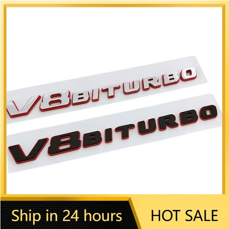 3D ABS Black Red Car Letters Logo V8 BITURBO Side Fender Badge Emblem Decal For Mercedes Benz AMG C63 E63S SL63 GLC63 G63 GLE63S
3D ABS Black Red Car Letters Logo V8 BITURBO Side Fender Badge Emblem Decal For Mercedes Benz AMG C63 E63S SL63 GLC63 G63 GLE63S
