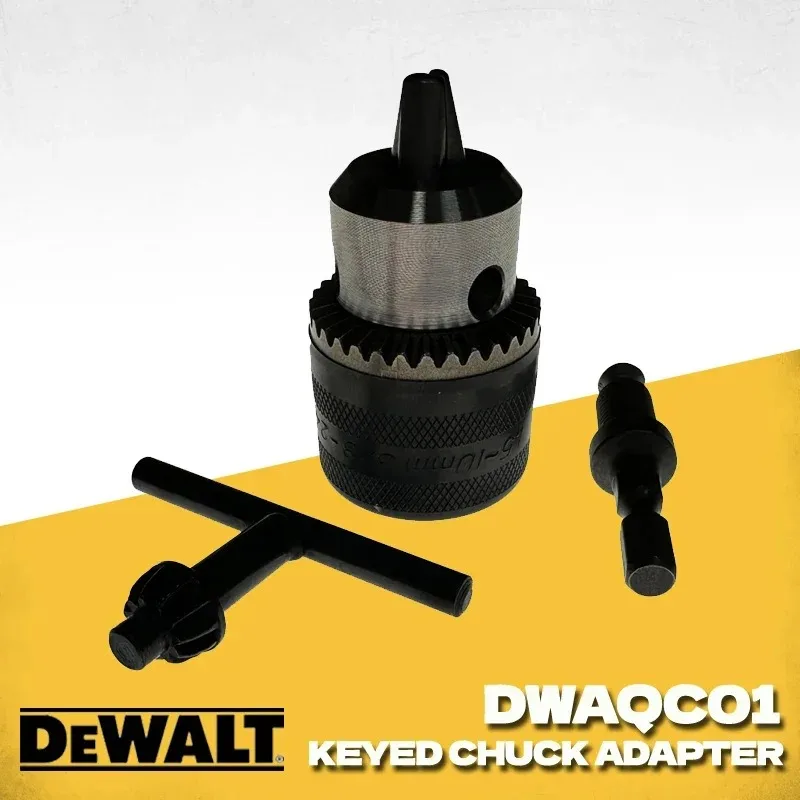 DEWALT DWAQC01 1/4 Hexagonal Socket Chuck Converter Keyed Chuck With SDS Adapter Imapct Driver Bit Power Tool Accessories
DEWALT DWAQC01 1/4 Hexagonal Socket Chuck Converter Keyed Chuck With SDS Adapter Imapct Driver Bit Power Tool Accessories