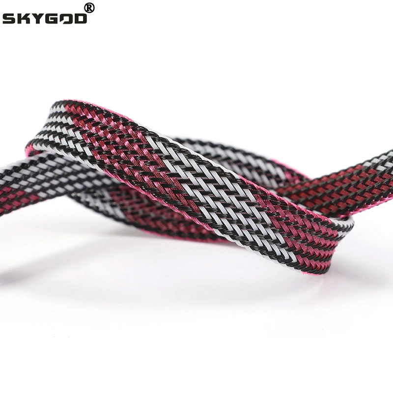 1~50m PET Braid Sleeve Black White Pink 2/4/6/8/10/12mm High Density Sleeving Snake Skin Cable Wrap Sheath For Electric Cables
1~50m PET Braid Sleeve Black White Pink 2/4/6/8/10/12mm High Density Sleeving Snake Skin Cable Wrap Sheath For Electric Cables