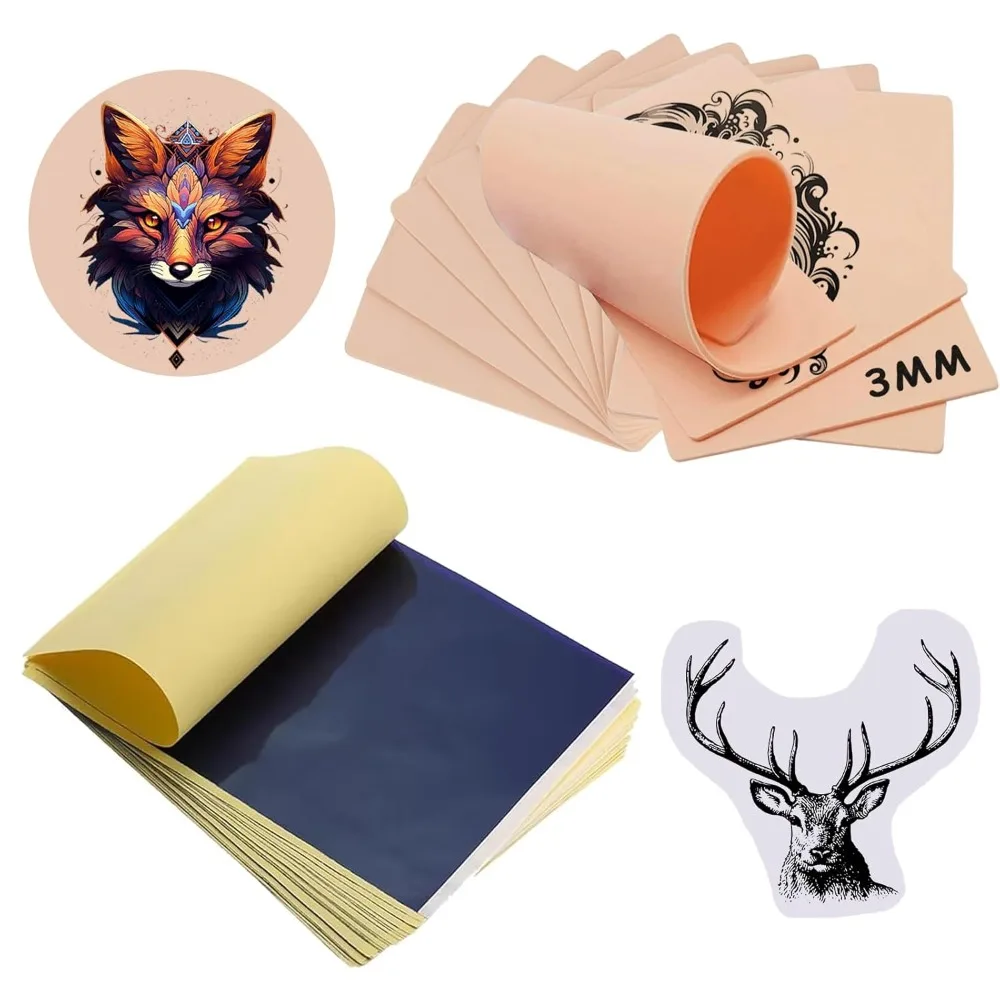 3MM Tattoo Skin Practice Kit with Tattoo Template Paper Tattoo Practice Tattoo Accessories
3MM Tattoo Skin Practice Kit with Tattoo Template Paper Tattoo Practice Tattoo Accessories