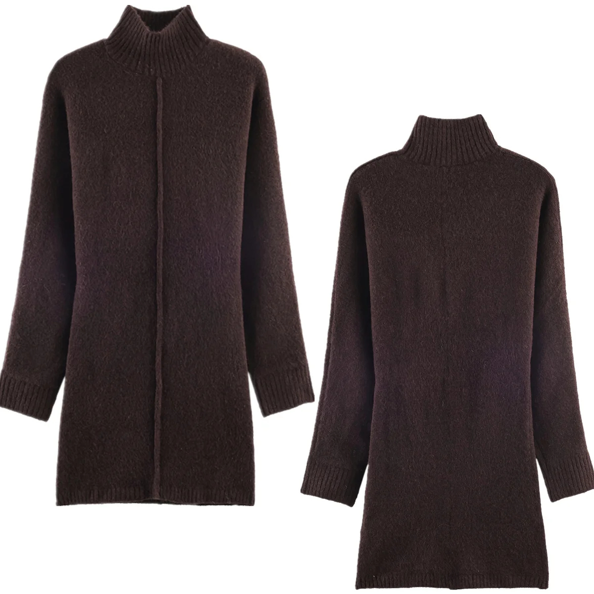 Jenny&Dave Minimalist Woman Clothes Dress,Elegant Party Dresses,Vestidos Womens Dresses Coffee Colored Turtleneck Knitted Dress
Jenny&Dave Minimalist Woman Clothes Dress,Elegant Party Dresses,Vestidos Womens Dresses Coffee Colored Turtleneck Knitted Dress