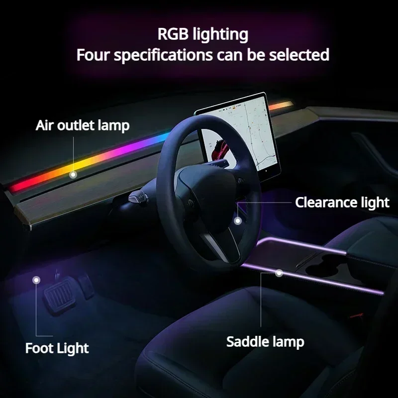 Для Tesla Model 3 Y RGB салон автомобиля, светодиодная лента, атмосферная лампа, поддержка приложения, управление воздуховыпускным отверстием, светодиодная декоративная лампа
Для Tesla Model 3 Y RGB салон автомобиля, светодиодная лента, атмосферная лампа, поддержка приложения, управление воздуховыпускным отверстием, светодиодная декоративная лампа
