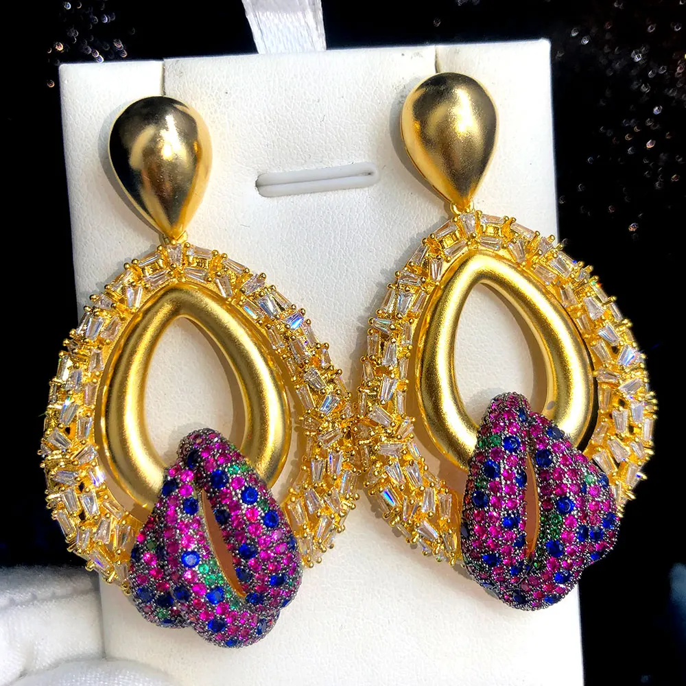 GODKI Flower Stud Earring For Women Wedding Fashion Flow Cubic Zirconia Brincos boucle d'oreille 2021 Trendy Bohemia Jewelry HOT
GODKI Flower Stud Earring For Women Wedding Fashion Flow Cubic Zirconia Brincos boucle d'oreille 2021 Trendy Bohemia Jewelry HOT
