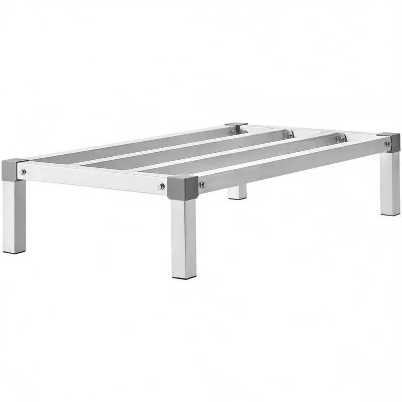 Aluminum Pallet Stand 36" x 20" For Restaurants Kitchens Garages 8" Height 1000 lbs Capacity All-Welded Heavy Duty Storage Solution Silver Finish Aluminum Construction
Aluminum Pallet Stand 36" x 20" For Restaurants Kitchens Garages 8" Height 1000 lbs Capacity All-Welded Heavy Duty Storage Solution Silver Finish Aluminum Construction