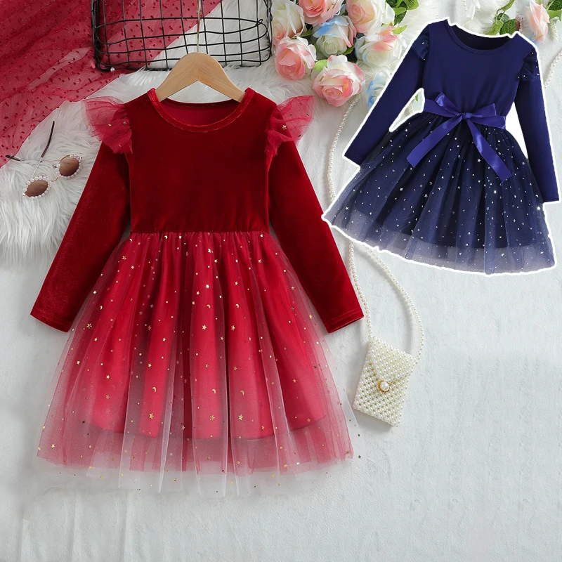 2025 New Girls Dress Red Autumn Princess Dress Kids Clothes Birthday Party Long-sleeved for Children Tutu Evening 1-8Y
2025 New Girls Dress Red Autumn Princess Dress Kids Clothes Birthday Party Long-sleeved for Children Tutu Evening 1-8Y