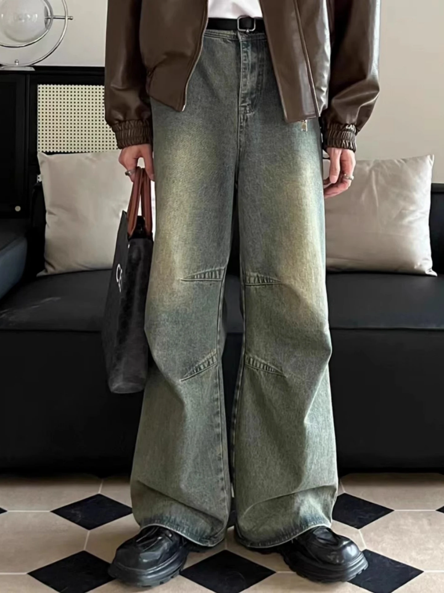 High Waist Wide Leg Jeans Loose Fit Men Women Summer Small Size Lazy Drape Retro Straight Leg Pants Unique Design Sensation
High Waist Wide Leg Jeans Loose Fit Men Women Summer Small Size Lazy Drape Retro Straight Leg Pants Unique Design Sensation