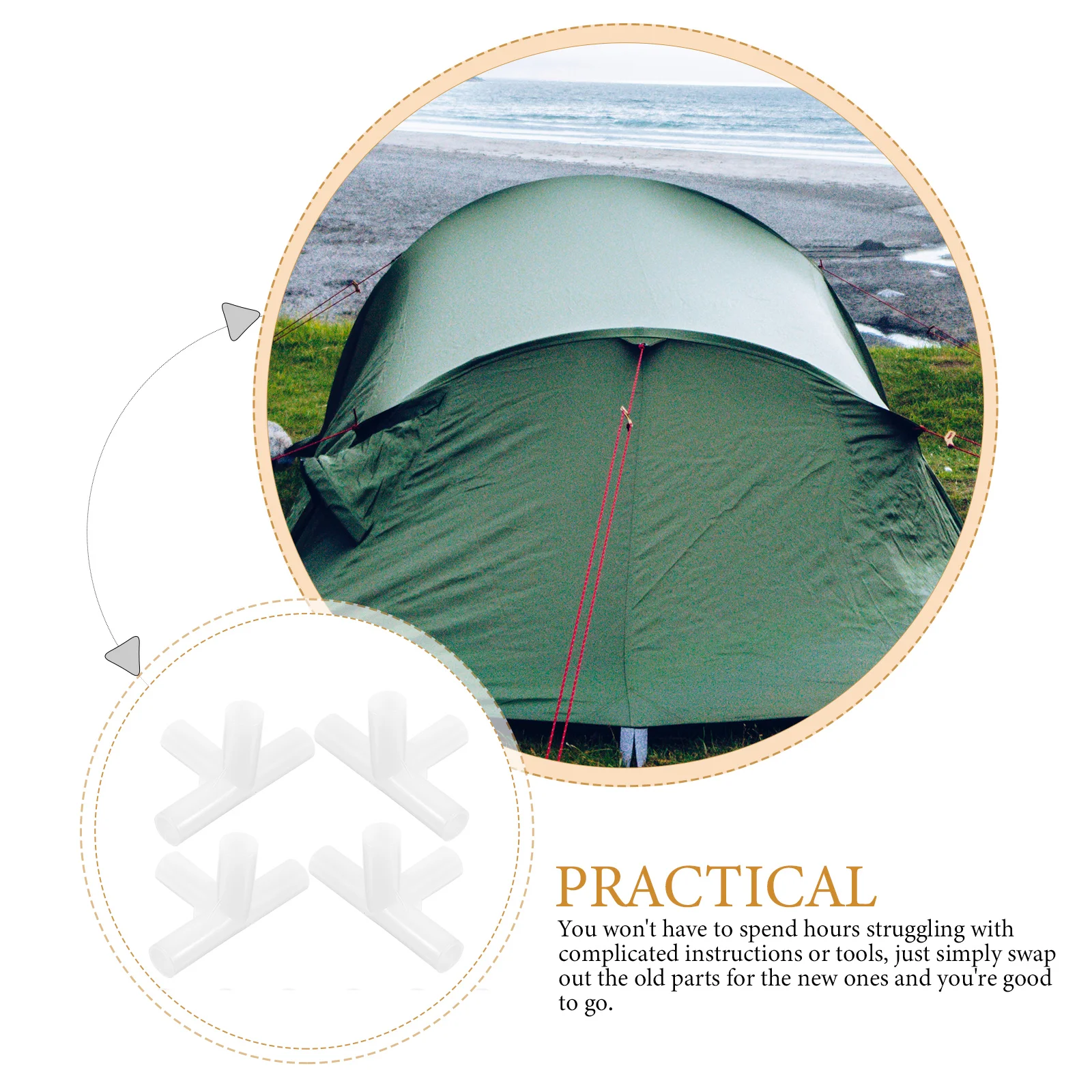 24pcs Plastic Fitting Replacement Parts For Outdoor Canopy Shelter Repair Accessories Pole Adapter Tent Rod Plastic Pole
24pcs Plastic Fitting Replacement Parts For Outdoor Canopy Shelter Repair Accessories Pole Adapter Tent Rod Plastic Pole