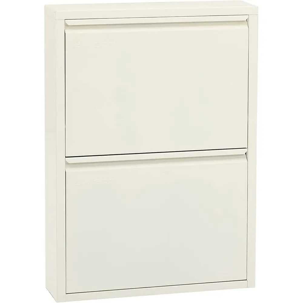 Wall-Mounted Shoe Cabinet Organizer, Freestanding Rack, No Assembly Required, White, 2 Tier
Wall-Mounted Shoe Cabinet Organizer, Freestanding Rack, No Assembly Required, White, 2 Tier