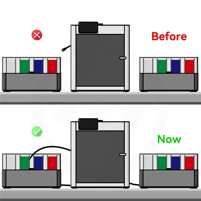 Удлинительный кабель AMS HUB, 6 контактов, 1,5 м, магнитное кольцо, кабель AMS для 3D-принтера Bambu Lab серии X1/P1
Удлинительный кабель AMS HUB, 6 контактов, 1,5 м, магнитное кольцо, кабель AMS для 3D-принтера Bambu Lab серии X1/P1