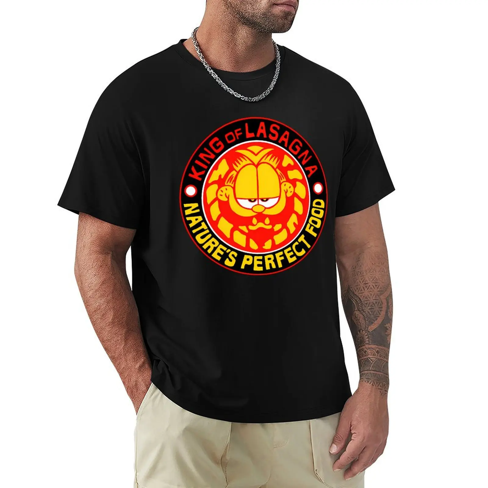 New Lasagna Pro Wrestling T-Shirt graphic tee shirt customizeds Men's clothing
New Lasagna Pro Wrestling T-Shirt graphic tee shirt customizeds Men's clothing